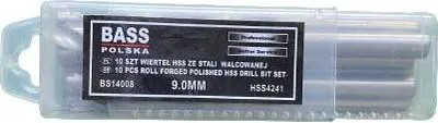 Obrázek produktu pro sada vrtáků z oceli HSS 9,0 mm, 10 kusů, přesné a robustní