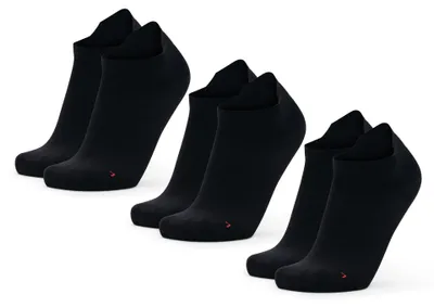 Produktbild von DANISH ENDURANCE Kurze Laufsocken, Sportsocken, 3 Paar, 3x Schwarz, 35-38