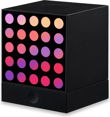 Zdjęcie produktu dla Yeelight Cube, Inteligentna lampa stołowa, Wi-Fi/Bluetooth, Czarny, 802.11b, 802.11g, Wi-Fi 4 (802.11n), Wielo, 2,4 GHz
