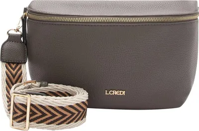 Produktbild von L.CREDI Umhängetasche Oliana Crossbody Bag Dark Taupe dunkelbraun