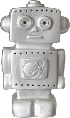 Produktbild von Egmont Toys Heico Lampe Roboter silber 33x18x10 cm