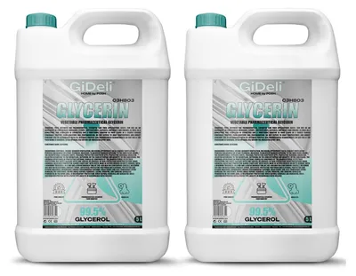 Produktbild von Glycerin VG 10L 99,5% Pharmaqualität E422 pflanzlich Kosmetik Haushalt GiDeli
