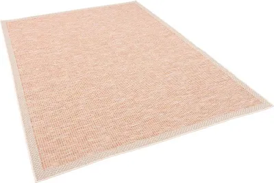 Produktbild von In & Outdoor Modern Flachgewebe Teppich Ottawa, Größe:80x150 cm, Design:Terrakotta Bordüre