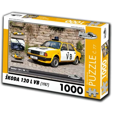 Obrázok produktu pre Puzzle č. 77 - ŠKODA 120 L VB (1987) 1000 dielikov