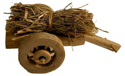 Produktbild von Heuwagen Krippenzubehör für 9-12 cm Figuren