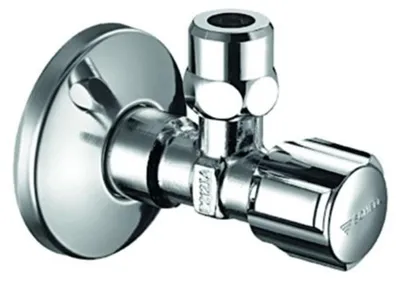 Produktbild von Schell Eckventil mit Regulierfunktion, COMFORT-Griff, Schubrosette Ø 54 mm, DN 15 G 1/2 AG, Ø 10 mm (DN 10 G 3/8 AG), chrom, 1 Stk.