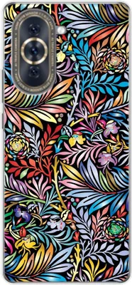 Produktbild von König Design Hülle kompatibel mit Huawei nova 10 Kunststoff Soft Handyhülle - Handy Case Blumenmuster