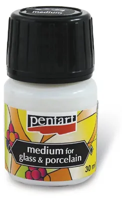 Produktbild von Pentart Aufhellmedium für Glas- und Porzellanfarben 30 ml