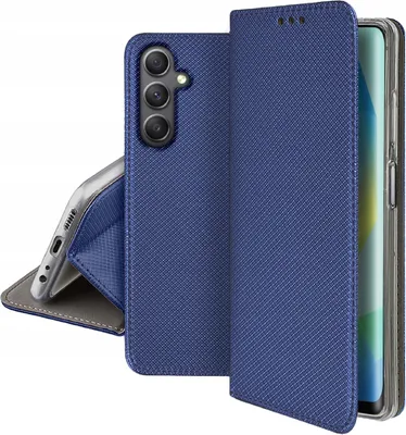 Imagen del producto de Funda para Samsung Galaxy A16 5G, tipo cartera con imán y protección de vidrio templado 9H