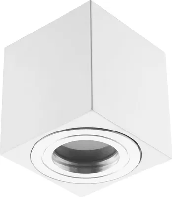 Produktbild von Sweet LED Aufbaustrahler Bad IP44 eckig GU10 Aluminium weiß chrom Aufbauspot