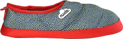 Produktbild von NUVOLA. Hausschuhe Herren Damen rutschfester Sohle warm gepolstert bequem blau 26/27 EU - UNCLPR21NDE