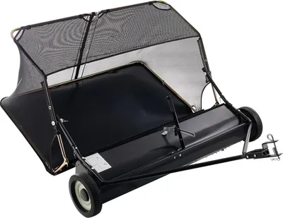 Immagine prodotto di Spazzatrice per prato/foglie - Rimorchio per trattorino - Larghezza di spazzamento 132 cm - Sacco di raccolta 736 L - Altezza di spazzamento regolabile - Per giardino e cortile