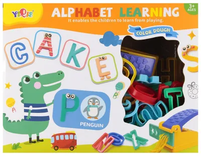 Zdjęcie produktu dla Masa plastyczna Literki+akcesoria