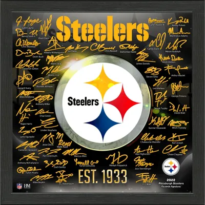 Produktbild von Pittsburgh Steelers NFL Signature Logo Bild 33x33cm