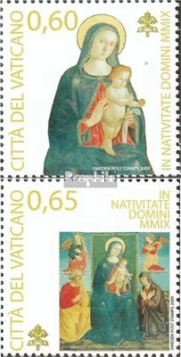 Produktbild von Briefmarken Vatikanstadt 2009 Mi 1659-1660 (kompl.Ausg.) postfrisch Weihnachten Gemälde
