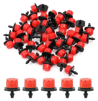 Obrázok produktu pre Zavlažovací systém 100 kusov, Mikroautomatický DIY kvapkový zavlažovací systém, Nastaviteľné kvapkovače, pre