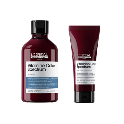 Produktbild von L'Oréal Professionnel Vitamino Color Spectrum Blue 2er Set Shampoo & Conditioner 500 ml
