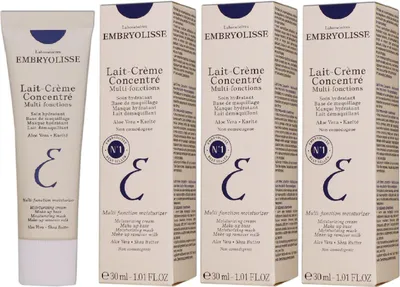 Image de Embryolisse Lait Crème Concentrée | Crème nourrissante et hydratante 3x30ml