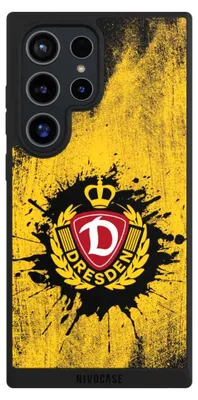 Produktbild von NIVOCASE Handyhülle für Samsung Galaxy S24 Ultra  Hülle NIVOpure Case Schwarz Fußball Offizielles Lizenzprodukt SG Dynamo Dresden