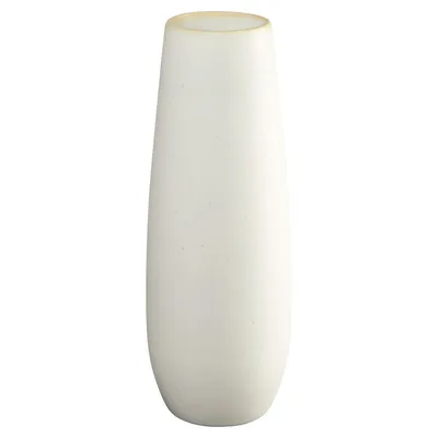 Produktbild von ASA Selection ease Vase, soft shell D. 6 cm, H. 25 cm weiß matt Steingut 91031249
