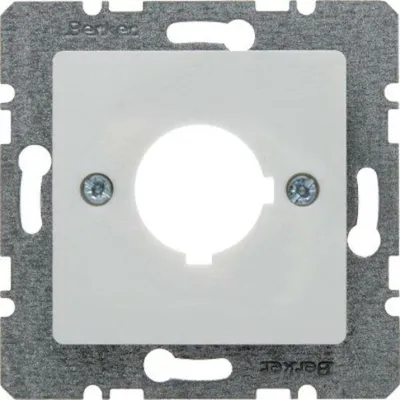 Obrázek produktu pro Berker 14321909, Bílá, Konvenční, Berker, Matný, 22,5 x 22,5 mm, 1 kusů