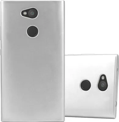 Image de Cadorabo Housse pour Sony Xperia L2 Housse en argent Housse pour portable TPU Silicone Etui Cover Case