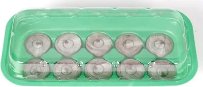 Produktbild von 12x Anzucht-Set Mini-Gewächshaus 26x13x6cm mit Erde Keimlinge