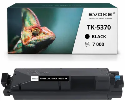 Produktbild von Evoke Kompatible Tonerkartusche für den Kyocera-Drucker TK-5370 1T02YJ0NL0 Schwarz, kompatibel mit EcoSys PA3500cx, MA3500cix und MA3500cifxx
