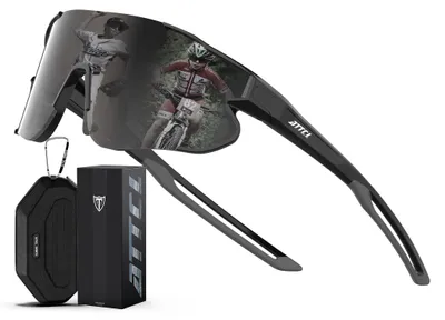 Zdjęcie produktu dla SolidKeus - Okulary przeciwsłoneczne UV400 dla dzieci i młodzieży, idealne do sportu i aktywności