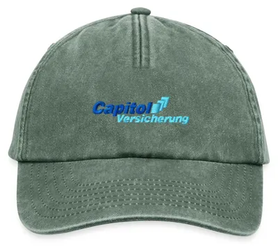 Produktbild von Spreadshirt Stromberg Gesticktes Logo Der Capitol Versicherung Vintage Cap, One size, Vintage Flaschengrün