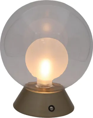 Productafbeelding van Luxus Europe - Tafellamp Touch Nora Goud - Draadloze LED Tafellamp Binnen - USB-C Oplaadbaar