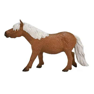 Produktbild von Mojo Fun Shetland Pony, 3 Jahr(e), HORSE WORLD, Braun, Weiß, Polyvinylchlorid (PVC)