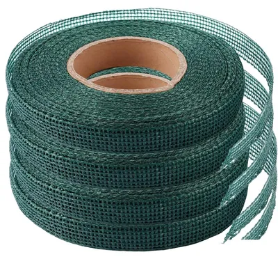 Produktbild von Plantenbindband Set - 4 Rollen PE Band für Pflanzenunterstützung - 3 cm x 50 m - HYEU-Strapping-4-Green-250626fa-A