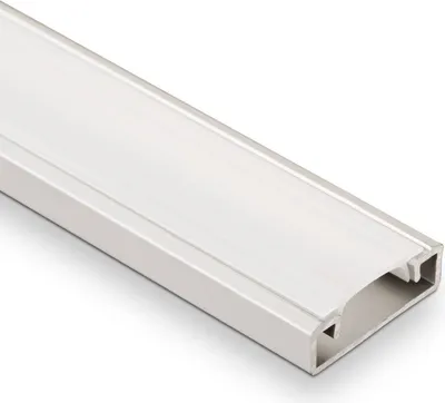 Produktbild von 25 Stück LED Profil-33 mit opalfarbiger Abdeckung je 2m für LED Streifen