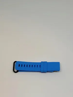 Image de Go Go Gadget – Bracelet en silicone pour montre connectée – Bracelet de sport – Compatible avec Fitbit Charge 3 et 4 – Taille S/M – Bleu clair