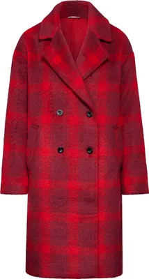 Produktbild von Modern Check Revers Coat 25953 autumn red Größe 38