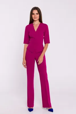 Produktbild von Stylove Jumpsuit für Frauen Zehich S377 Pflaume M
