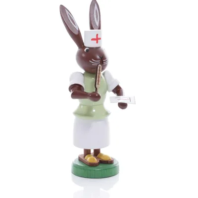 Produktbild von Osterfigur Hase Krankenschwester Höhe ca 9 cm NEU