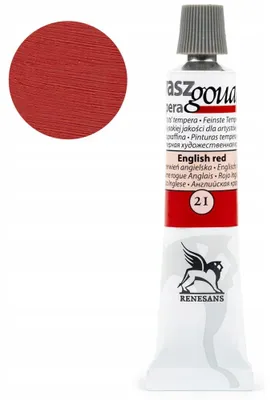 Produktbild von Renesans Gouache Farbe 20ml - Englischrot