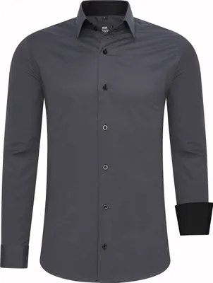 Immagine prodotto di Camicia over Rusty Neal slim fit grigio - Taglia 6XL