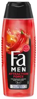 Produktbild von Fa Men Attraction Force 3-in-1 Duschgel (250 ml)