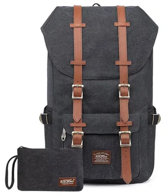 Produktbild von Tagesrucksack Uni 47 x 27 x 17 cm Schwarz Polyester 22,4 L Notebookfach bis 15"