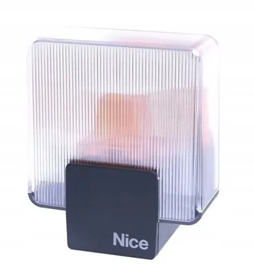 Zdjęcie produktu dla Lampa sygnalizacyjna NICE ELDC 12V/24V BlueBUS - Bezpieczeństwo i nowoczesny design dla Twojej bramy
