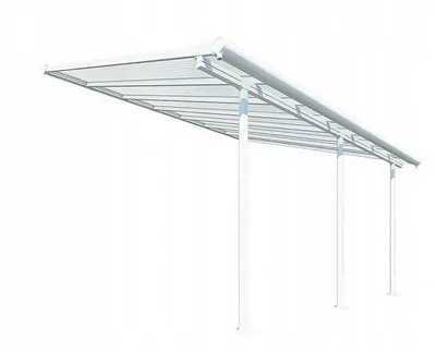 Zdjęcie produktu dla Zadaszenie tarasu Palram Sierra 4200 biała poliwęglan 299 x 434 x 305cm