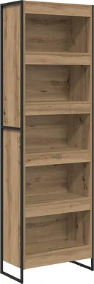Zdjęcie produktu dla Regał na książki vidaXL, 2 szt., styl rustykalny, dąb, 60 x 30 x 189,5 cm