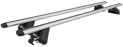 Image de Barres Greenvalley Greenvalley en aluminium 120 cm - Barres de toit solides et légères en argent
