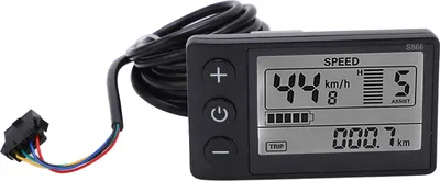 Obrázek produktu pro S866 Elektrické kolo displej LCD metr 24 V 36V 48 V Ovládací panel skútru s konektorem SM