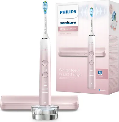 Produktbild von Elektrische Zahnbürste Philips DiamondClean 9000 Pink - HX9911/84