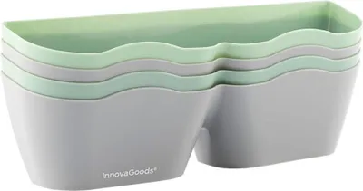 Obrázok produktu pre InnovaGoods Shohold Samolepiaci stojan na topánky 4 ks Sivá Praktický a priestorovo úsporný stojan na topánky, jednoduchá inštalácia