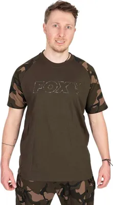 Zdjęcie produktu dla Fox Tričko Khaki Camo Outline T-Shirt Mediuml